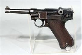 Mauser Luger 1936 S/42 P08 German Military Nazi Pistol, 9mm Luger, SN# 6361, Weimar Eagle, Pre Imperial Eagle Markings