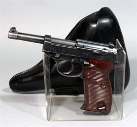 Walther P38 WWII German Nazi Pistol, 9mm, SN# 5620i, Imperial Eagle Markings, Includes Leather Holster