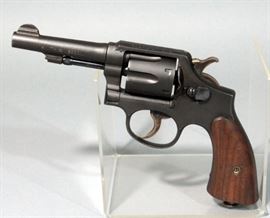 Smith & Wesson Model 73-437 Victory? 6-Shot Revolver, .38 SPL, SN# V219283, Marked "US Property GHD", Includes Gun Sock
