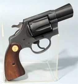 Colt Agent 6-Shot Revolver, .38 S&W SPL, SN# C808996, Includes Wood Grips and Soft Case