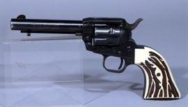 H Schmidt OSTE114/RHON Model 21 German Revolver, .22 LR, SN# 461282, Includes Soft Case
