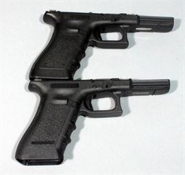Glock G17 / G22 Complete Frames with Small Parts, .40 Cal, Qty 2, SN# M02004HP & 1M01824HP