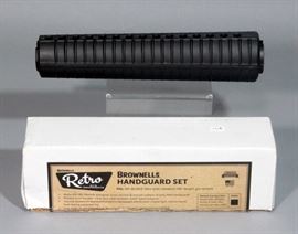 Brownells AR15 / M16 Retro Handguard Set, Appears New in Box, and M15 Handguard BBL Guard