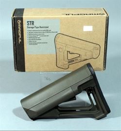 Magpul STR Storage / Type Restricted Stock, Drop-in Replacement for Standard M4 Stock in ODG, Olive Drab Green, New Old Stock