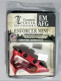 Timber Creek Outdoors EM AFG Enforcer Mini Angled Foregrip, Red, New Old Stock