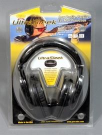 Pro Ears Ultra Sleek Low Profile Passive Ear Muff Protection, NRR 26, New Old Stock