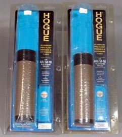 Hogue Aluminum Free-Float Forends & Extension Tubes for AR-15/M-16 Platform Rifles, Carbine Length Rifles, Desert Tan Rubber, Qty 2, New Old Stock