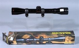Simmons Deerfield Scope Model 21006 1" Riflescope 4x32, Includes Original Box