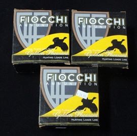Fiocchi Golden Pheasant 12 Gauge 6-Shot Ammo, Qty 3 Boxes x 25 Shotshells = 75 Total Rounds