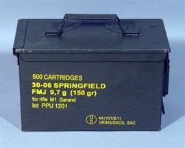.30-06 Springfield FMJ 9,7 g 150 Gr for M1 Garand Ammo Can
