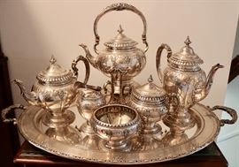 Seven Piece Sterling Silver Tea/Coffee Service