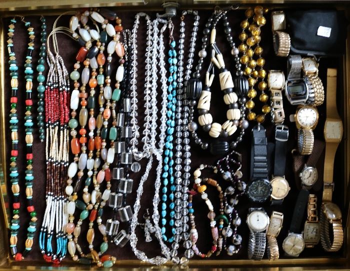 Beaded Necklaces & Men's Watches