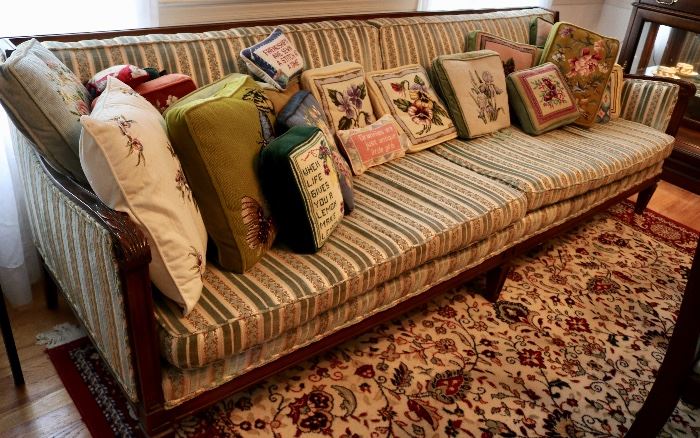 Sofa & Embroidery Pillows