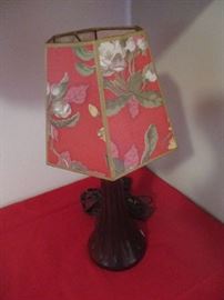 Lamp with shade