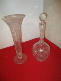 vase and decanter