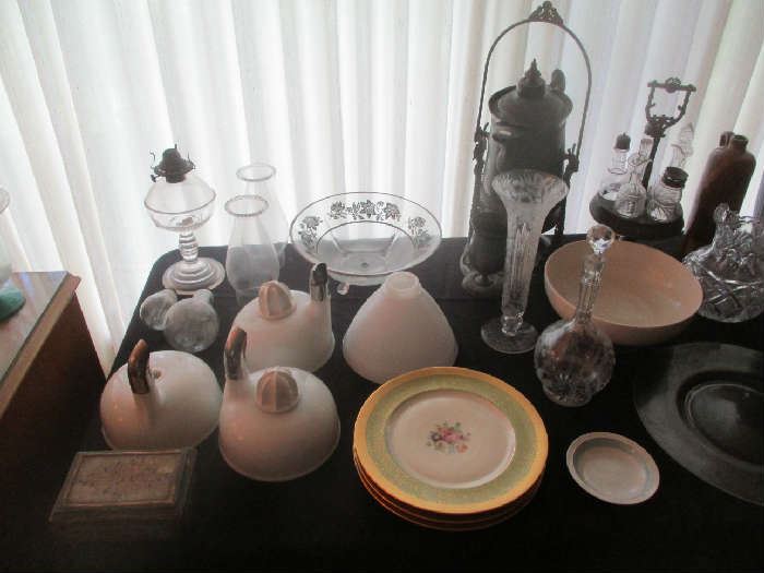 glassware and china