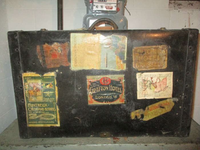 Suitcase with original lables