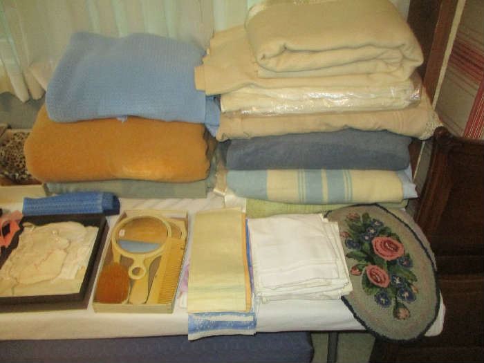 Blankets and assorted items