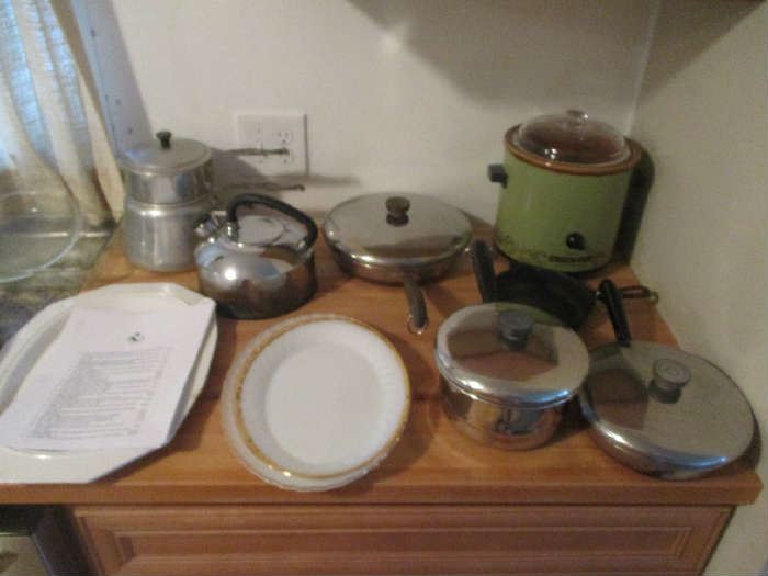 Pots and Pans and kitchen items