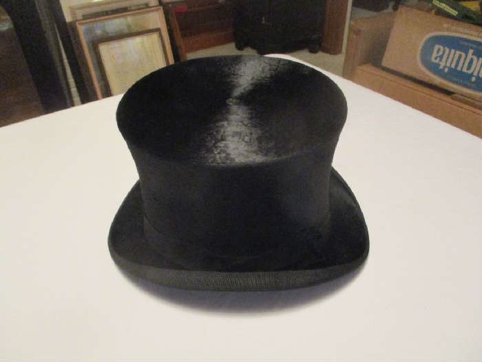 Antique top hat, Dunlap and Company