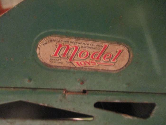 Model Toys, Barber Greene, Metal antique toy