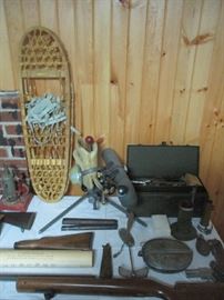 Snowshoes, Military items and gun parts