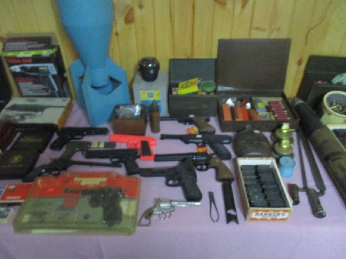 Air guns and gun items