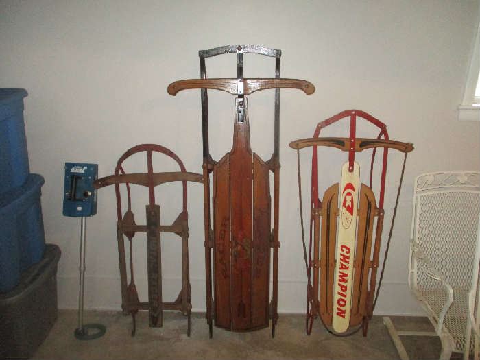 Antique sleds