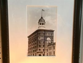 Framed, Matted, and Signed Chattanooga Art