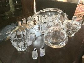 Crystal and Glass Pieces 