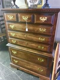 Large Wooden Gentleman's Chest