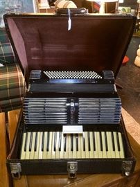 Vintage Scandalli Accordion in original carrying case 