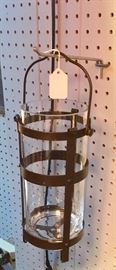 Metal and Glass Candle Lantern