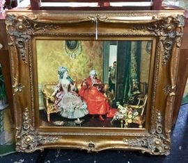 Large Gold Framed Picture
