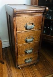 Very nice antique file cabinet
