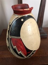 Hand painted pottery, Mexico