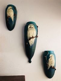 Ephraim pottery wall pockets by Laura Klein