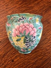 Chinese porcelain wall pocket