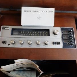 vintage Fisher President stereo console
