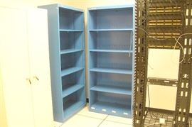 2 Tab Blue Steel Shelves
