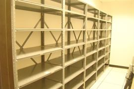 15' of Republic Steel Shelving
