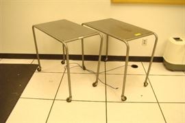 2 Steel Rolling Carts
