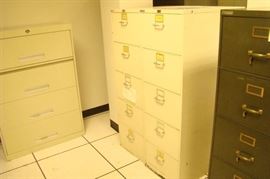 2 General Fireproofing Steel File Cabinets
