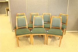 7 Very Nice Cherrywood Dining/Conference Room Chairs
