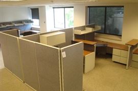5 Steelcase Cubicles
