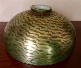 Tiffany Harp floor Lamp Base with a Damascene Shade - will provide more pictures soon!