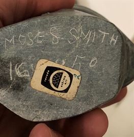 Signed Moses Smith