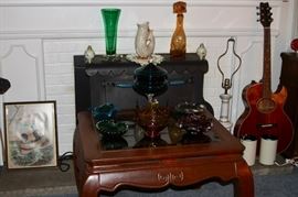 Fanwood Estate Liquidation by Estate Sales By Olga / NJ Estate Sales - vintage color glass