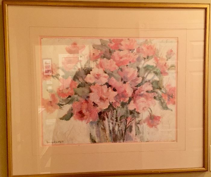 12. Floral Print by Nancy Lund '87 (36" x 30")
