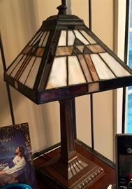 45. Stained Glass Table Lamp (15")
